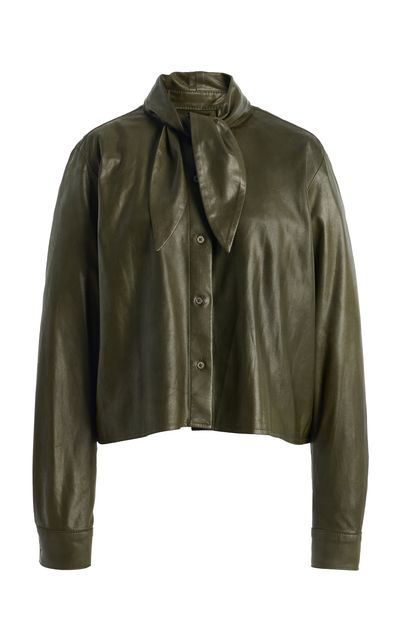 TWP TWP Tied Up in You Suede Shirt