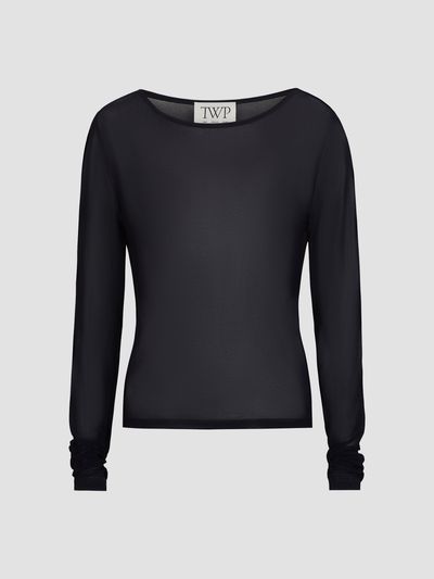 TWP TWP Women's Boatneck Long-Sleeve Top