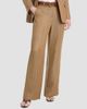 TWP TWP Women's Henry Herringbone Linen-Blend Wide-Leg Trousers - 6