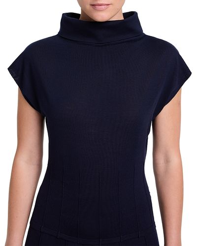 Twp Twp Wool Funnel Neck Sleeveless Top