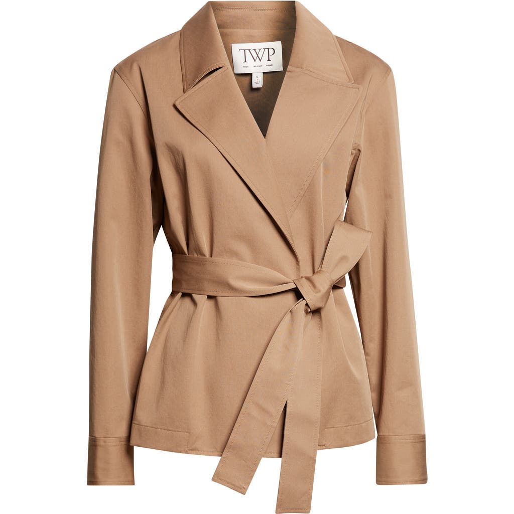 TWP TWP Wrap Me Up Belted Cotton Coat