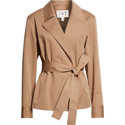 TWP TWP Wrap Me Up Belted Cotton Coat