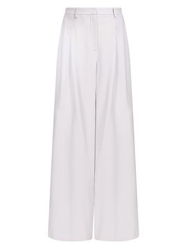 TWP Women's Avery Stretch-Wool Wide-Leg Trousers