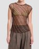 TWP Women's Beaded Net Tank - 4