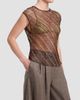 TWP Women's Beaded Net Tank - 8