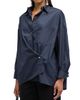 TWP Women's Earl Foldover Button-Front Shirt - 4