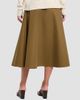 TWP Women's Full Sweep Circle Double-Canvas Cotton A-Line Midi Skirt - 3