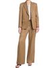 TWP Women's Henry Chevron Linen-Blend Wide-Leg Trousers - 2