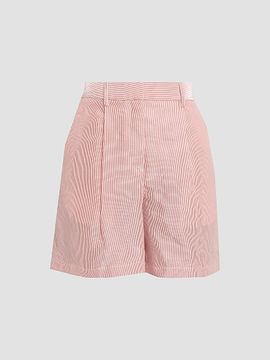 TWP Women's Henry Pinstriped Shorts