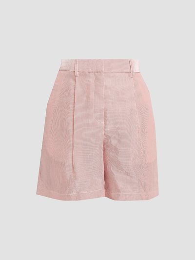 TWP Women's Henry Pinstriped Shorts
