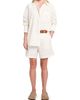 TWP Women's Henry St. Striped Wide-Leg Shorts - 2