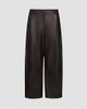 TWP Women's Leather Slouchy Boyfriend Trousers - 1
