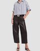 TWP Women's Leather Slouchy Boyfriend Trousers - 2