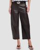TWP Women's Leather Slouchy Boyfriend Trousers - 4