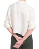 TWP Women's Next Ex Striped Silk-Blend Shirt - 5