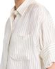 TWP Women's Next Ex Striped Silk-Blend Shirt - 6
