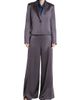 TWP Women's Sawyer Satin Wool-Blend Boxy Blazer - 2