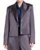 TWP Women's Sawyer Satin Wool-Blend Boxy Blazer - 3