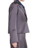 TWP Women's Sawyer Satin Wool-Blend Boxy Blazer - 4