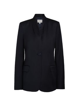 TWP Women's Shawl-Collar Wool Dinner Jacket