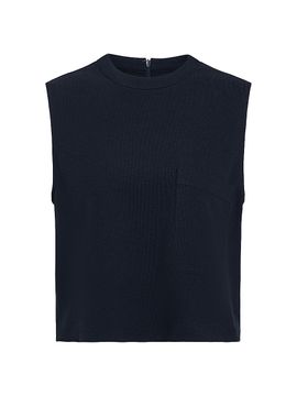 TWP Women's Short Muscle Cotton-Blend Tank