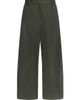 TWP Women's Slouchy BF Cotton-Linen Ankle-Crop Wide-Leg Trousers - 1