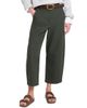 TWP Women's Slouchy BF Cotton-Linen Ankle-Crop Wide-Leg Trousers - 3