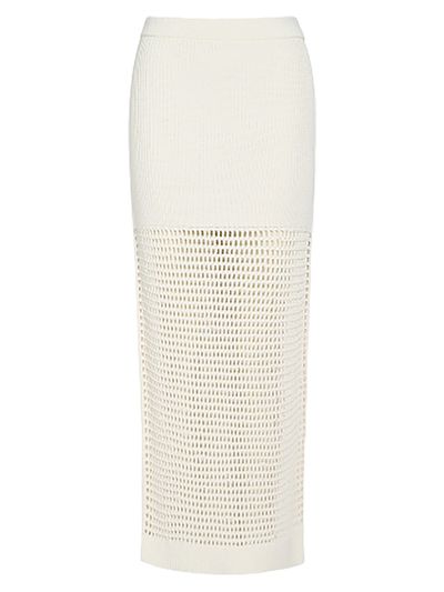 TWP Women's The Loophole Silk-Blend Maxi Skirt