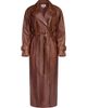 TWP Women's Unfinished Business Leather Trench Coat - 6