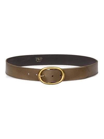 TWP Women's Wide Leather Belt