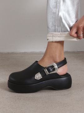 TWVP Mono Western Clog 23S17BK