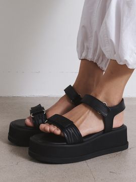TWVP Muare Platform Sandals 23S11BK