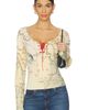 Tyler McGillivary Tyler McGillivary Saylor Long Sleeve Top - 1