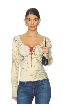 Tyler McGillivary Tyler McGillivary Saylor Long Sleeve Top