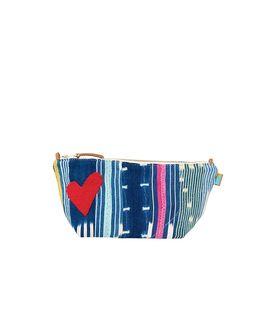 Ubuntu Life Ubuntu Life Baule Cloth with Beaded Heart Large Convertible Pouch