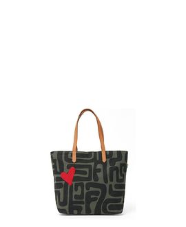 Ubuntu Life Ubuntu Life Safari Kuba with Beaded Heart Go To Tote