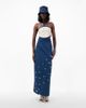 uCHÈ uCHÈ Cowrie Shell Embellished Denim Maxi Skirt - 2