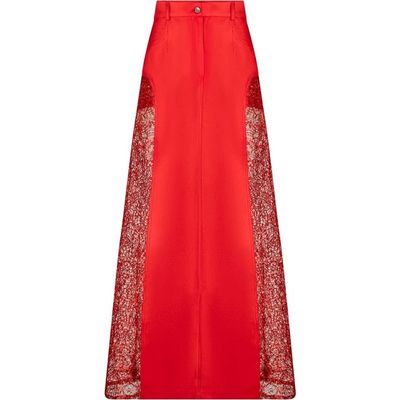 uCHÈ uCHÈ Lace Maxi Skirt