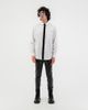 uCHÈ uCHÈ Velvet Patch Long Sleeve Button Up Shirt - 3