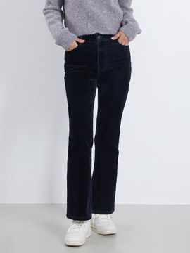 UCLA Boot-Cut Velvet Denim Pants [DK-INDIGO] (UAADP51_07)
