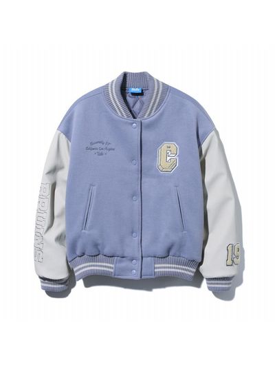 UCLA Cropped Wool Varsity Jacket [LT-BLUE] (UAAUJ58_42)