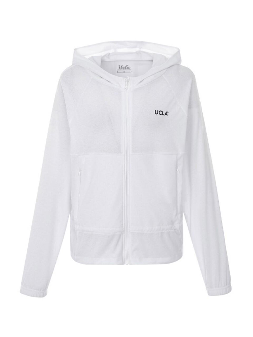 UCLA Rash Guard Zip-Up [O-beige] (UARUJ02_33)