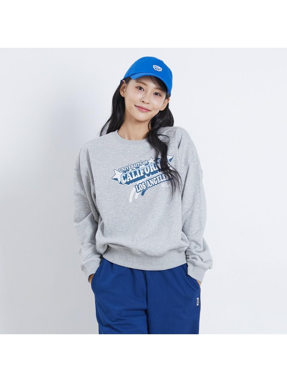 UCLA Retro Sport Print Overfit Sweatshirt [M-GREY] (UA9LT53_51)