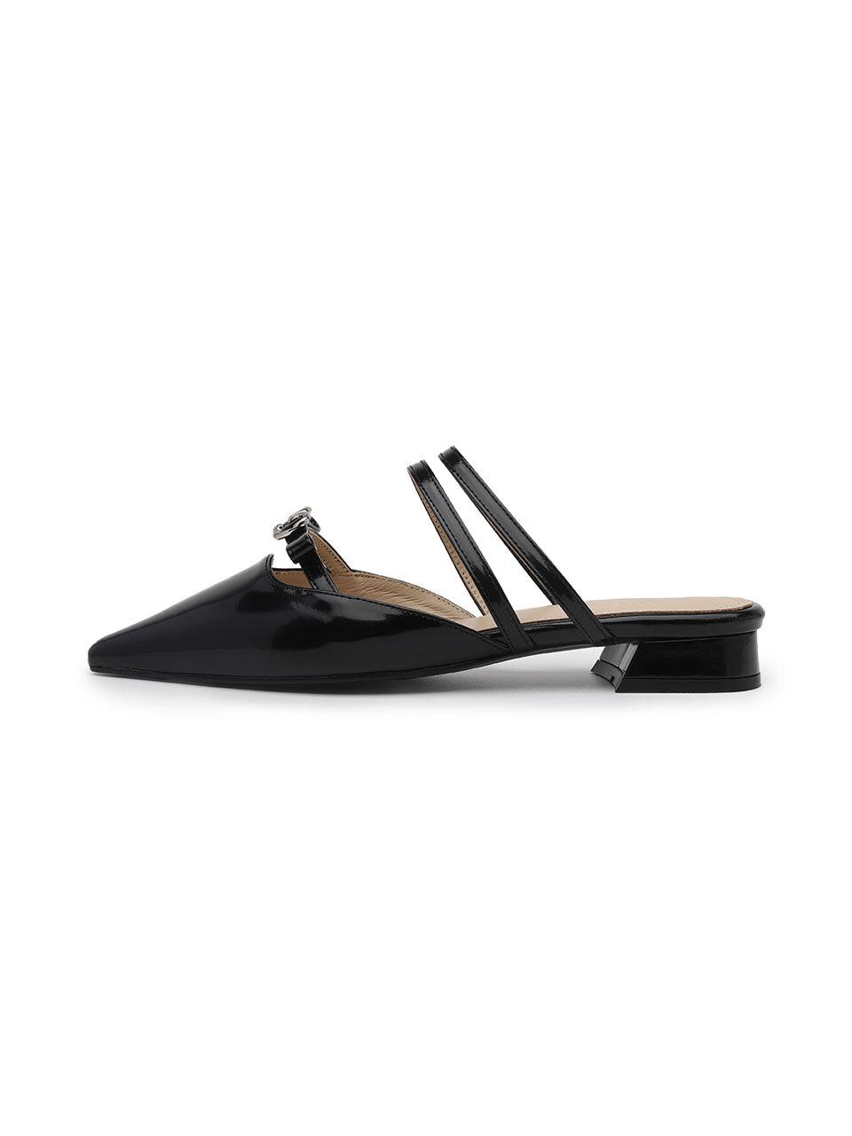 UDIRE Angelo Mule Sandals (Black) (UFB2PU28BK)