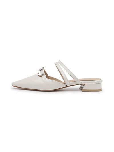 UDIRE Angelo Mule Sandals [White] (UFB2PU28WH)