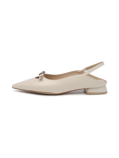 UDIRE Comodo Slingback Pumps [Ivory] (UFB2PB27IV)
