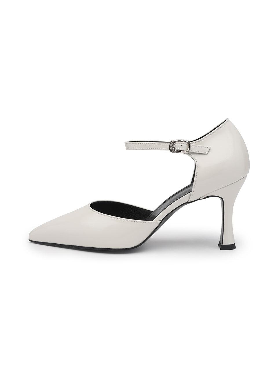 UDIRE La Notte Mary Jane Pumps [White] (UFB1PJ21WH)