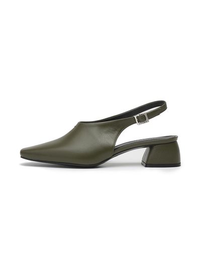 UDIRE Lambskin Curved Slingback [Khaki] (UFA3PB03KH)