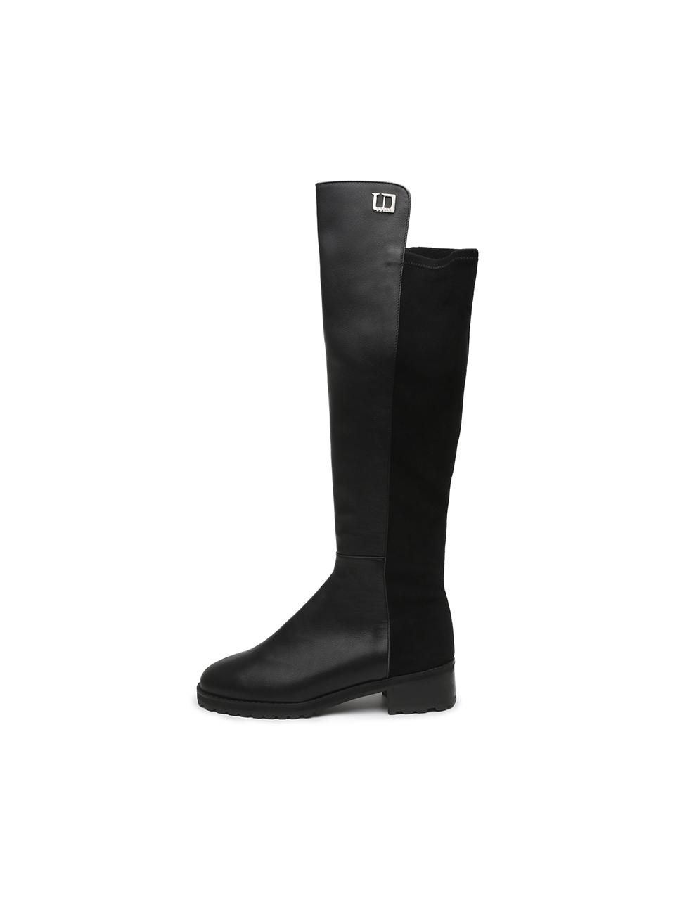 UDIRE Premium Leather Long Boots [Black] (UFA4BL57BK)