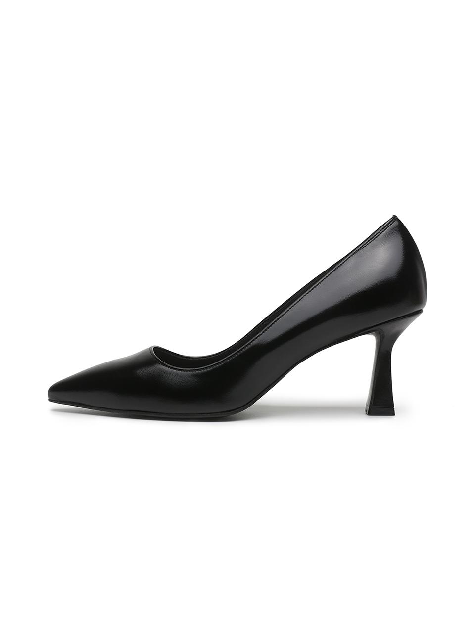 UDIRE Premium Leather Stiletto Pumps [Black] (UFA3PM11BK)